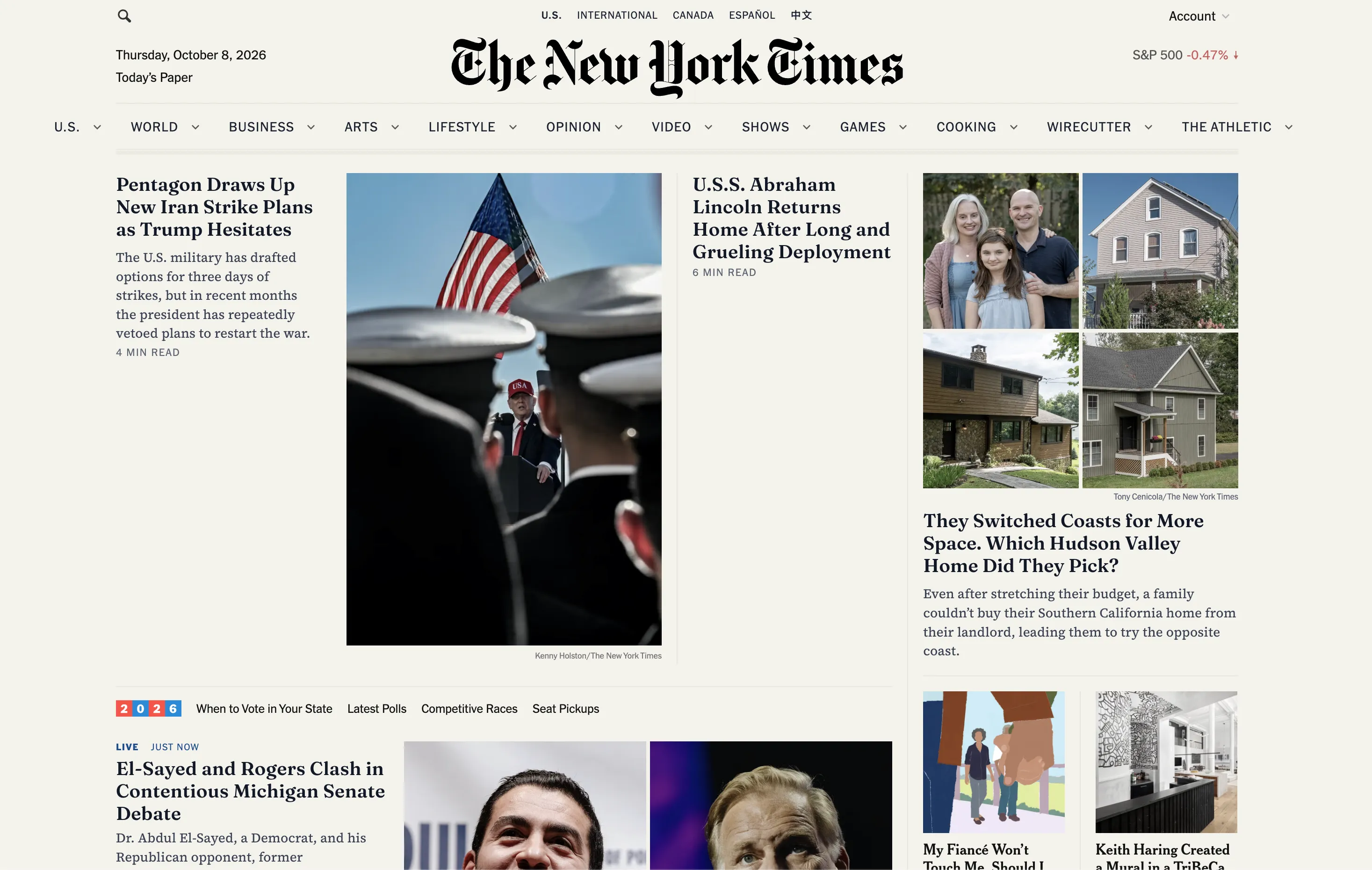 The New York Times restyled with Stylebot: Morning Edition